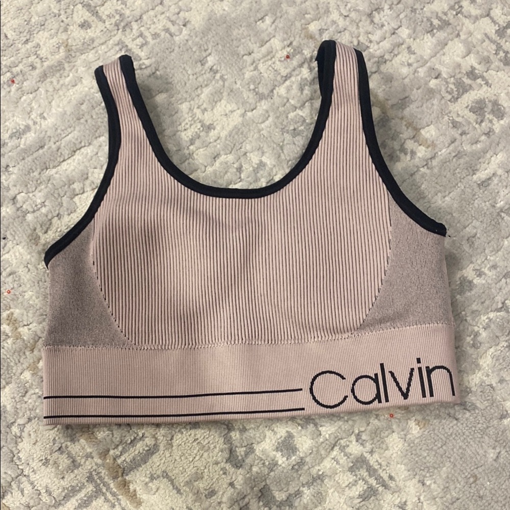 Calvin Klein Mauve Sports Bra